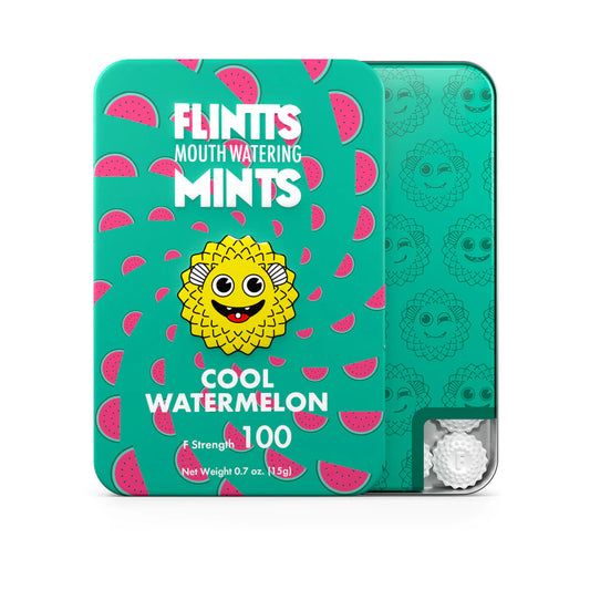 Mouth Watering Mints for Oral Play & Kissing- Flintts Mints Cool Watermelon -