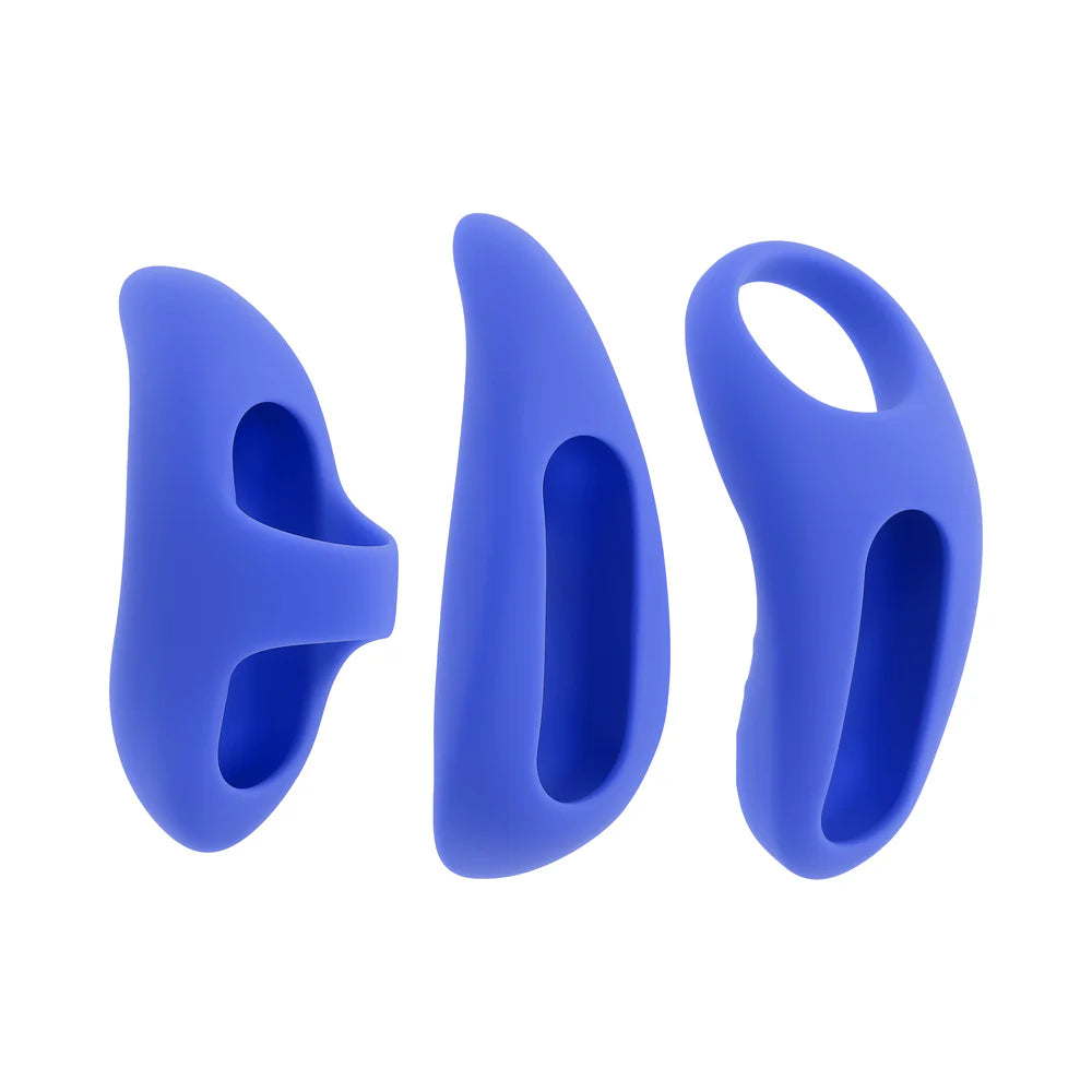 Multi-Use Vibe: Finger, Cock Ring & Regular with Remote Control– Evolved Take Your Pick