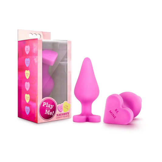 Naughty Candy Hearts Silicone Anal Plug – Beginner Butt Plug by Blush