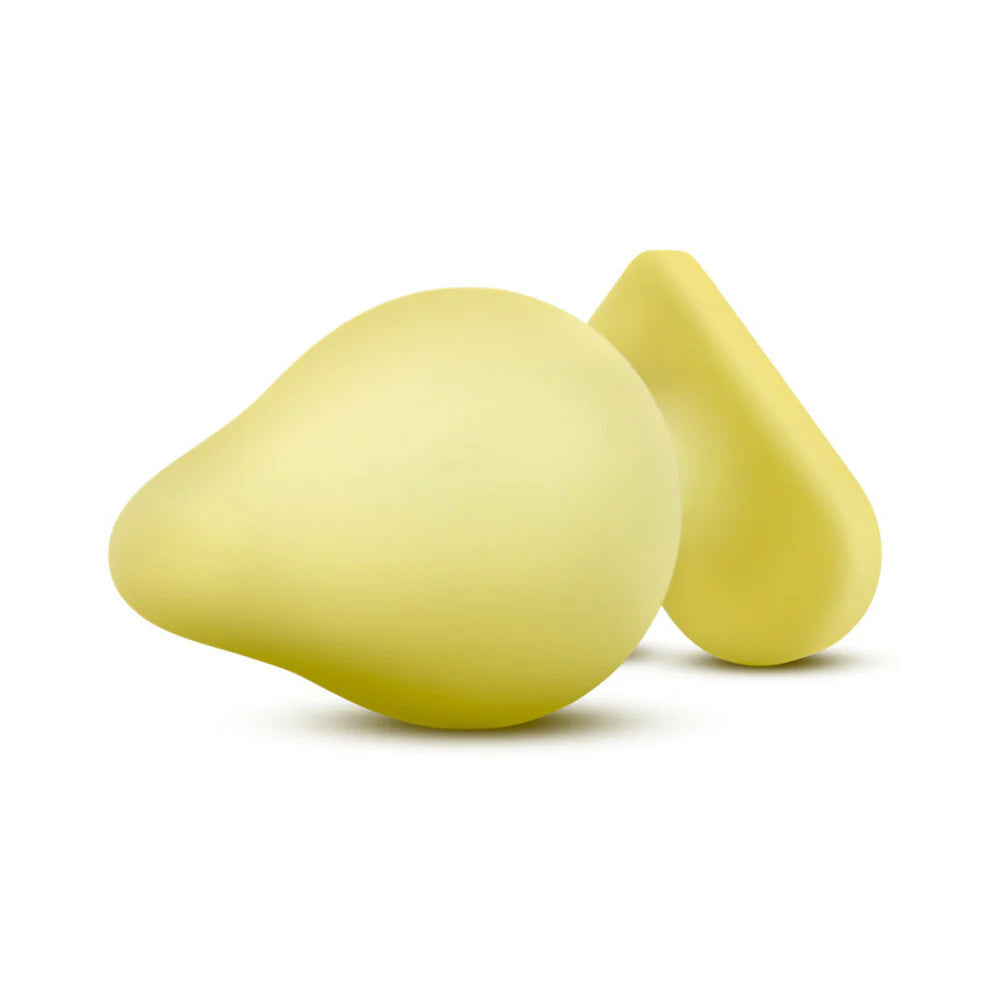 Naughty Candy Hearts Silicone Anal Plug – 'Spank Me' Yellow by Blush