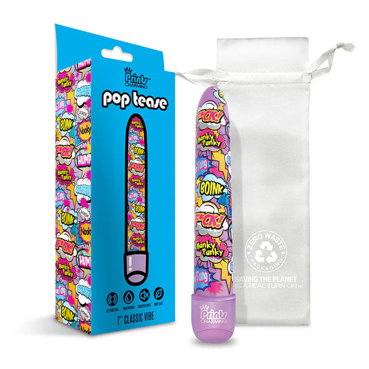 Pop Tease Classic Vibrator - AA Battery Powered Essential