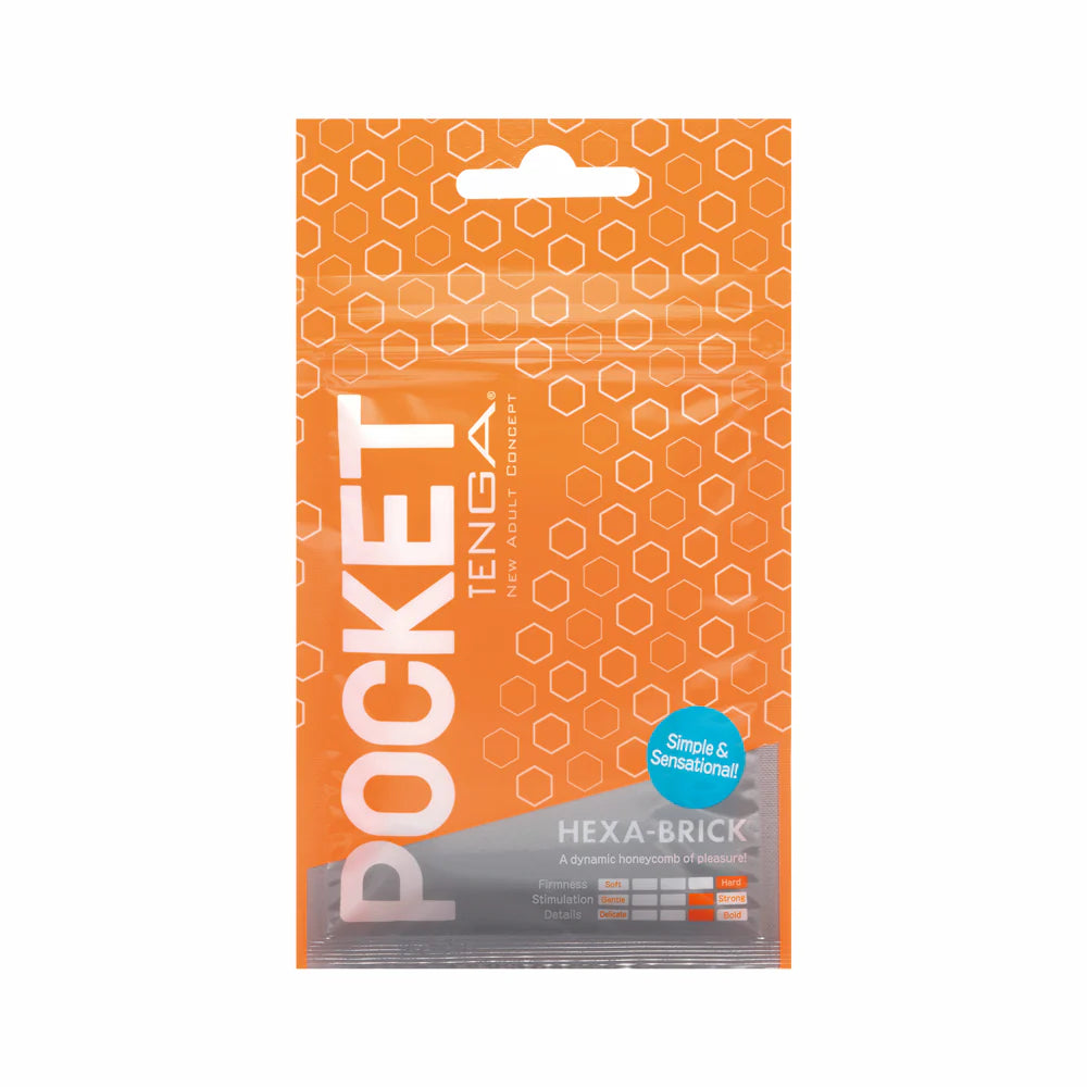 Tenga Pocket Masturbator – Hexa-Brick