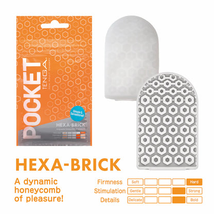 Tenga Pocket Masturbator – Hexa-Brick