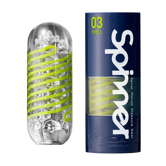 Tenga Spinner 03 Shell – Reusable Male Masturbator