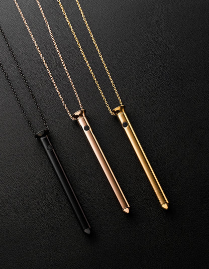Vesper 2 Vibrator Necklace - 24kt Gold Plated