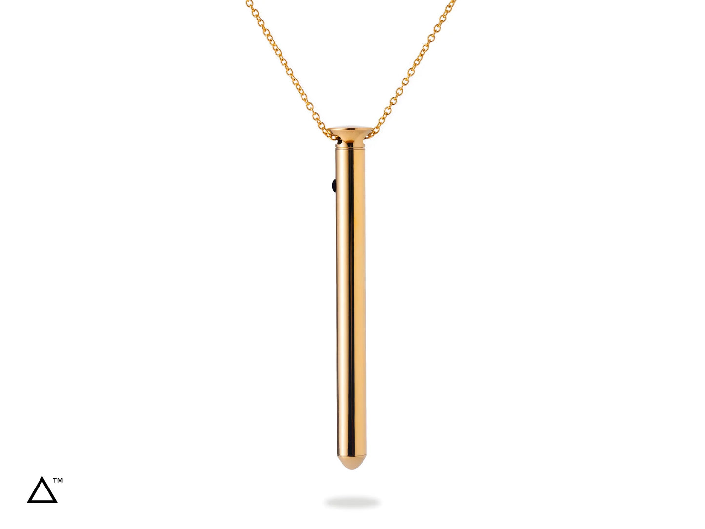 Vesper 2 Vibrator Necklace - 24kt Gold Plated