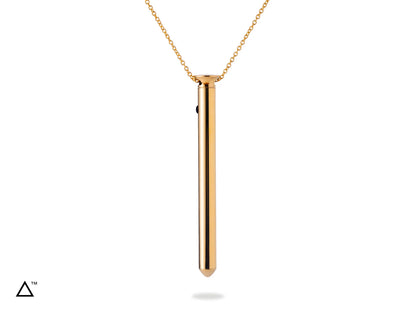 Vesper 2 Vibrator Necklace - 24kt Gold Plated