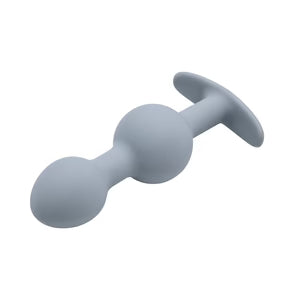 Vibra-Ball Trio Weighted Anal Plug Training Set – 3 Graduated Sizes by Adam & Eve