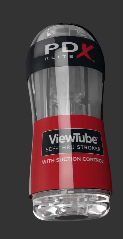 ViewTube See-Thru Stroker - Clear Visual Masturbator | PDX Elite