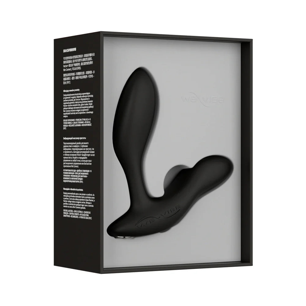 We-Vibe Vector+ Adjustable Prostate Massager – Dual Motor App-Controlled