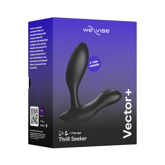 We-Vibe Vector+ Adjustable Prostate Massager – Dual Motor App-Controlled