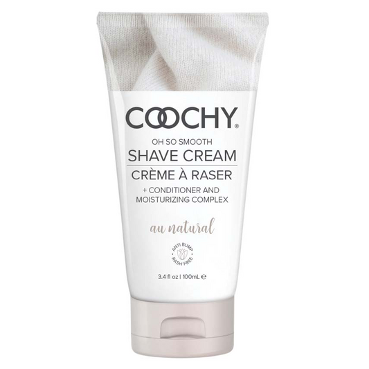Coochy Shave Cream - Fragrance Free Au Natural - 3.4 Oz