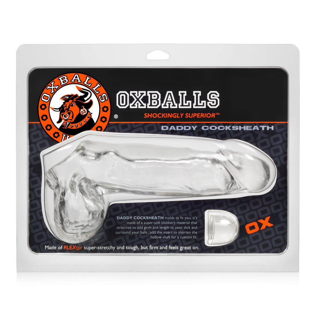 Daddy Cocksheath With Balls - Clear