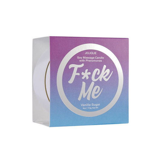 F*ck Me Pheromone Massage Candle Vanilla Sugar 4 oz/113 g