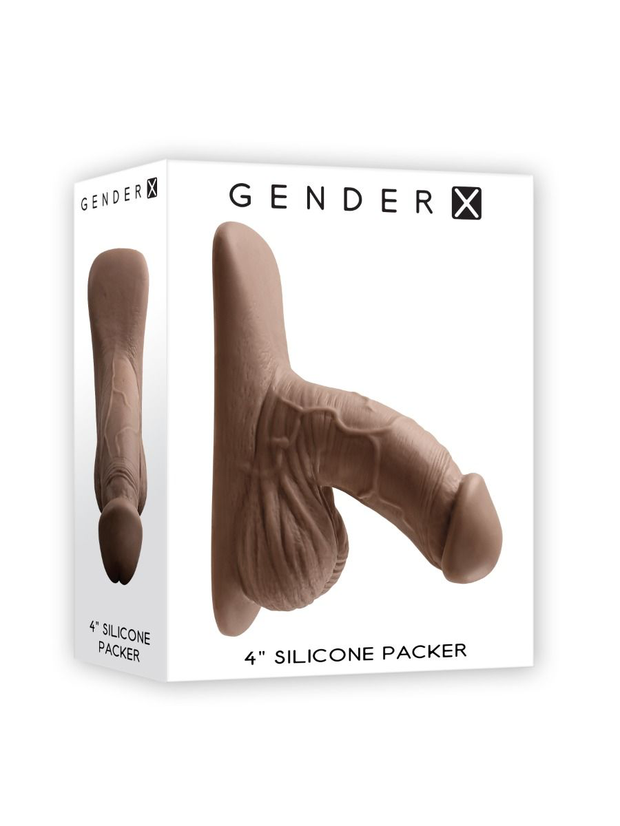 Gender X 4 in. Silicone Packer Dark