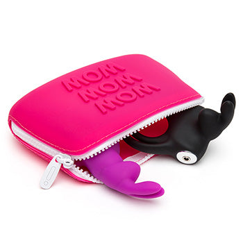 Happy Rabbit Wow Zip Silicone Small Bag