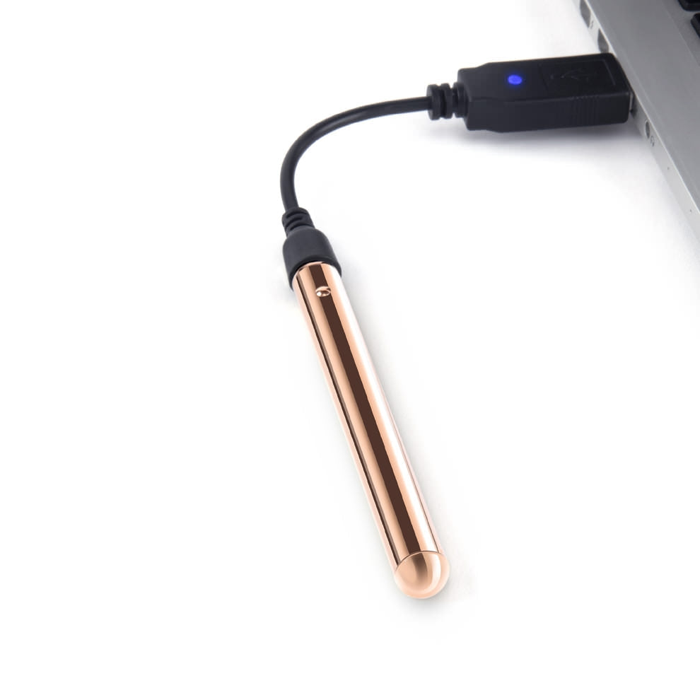 Le Wand Necklace Vibe Discreet Jewelry Vibrator Rose Gold