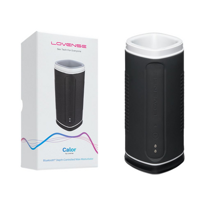 Lovense Calor Bluetooth Depth-Controlled Vibrating and Heating Masturbator