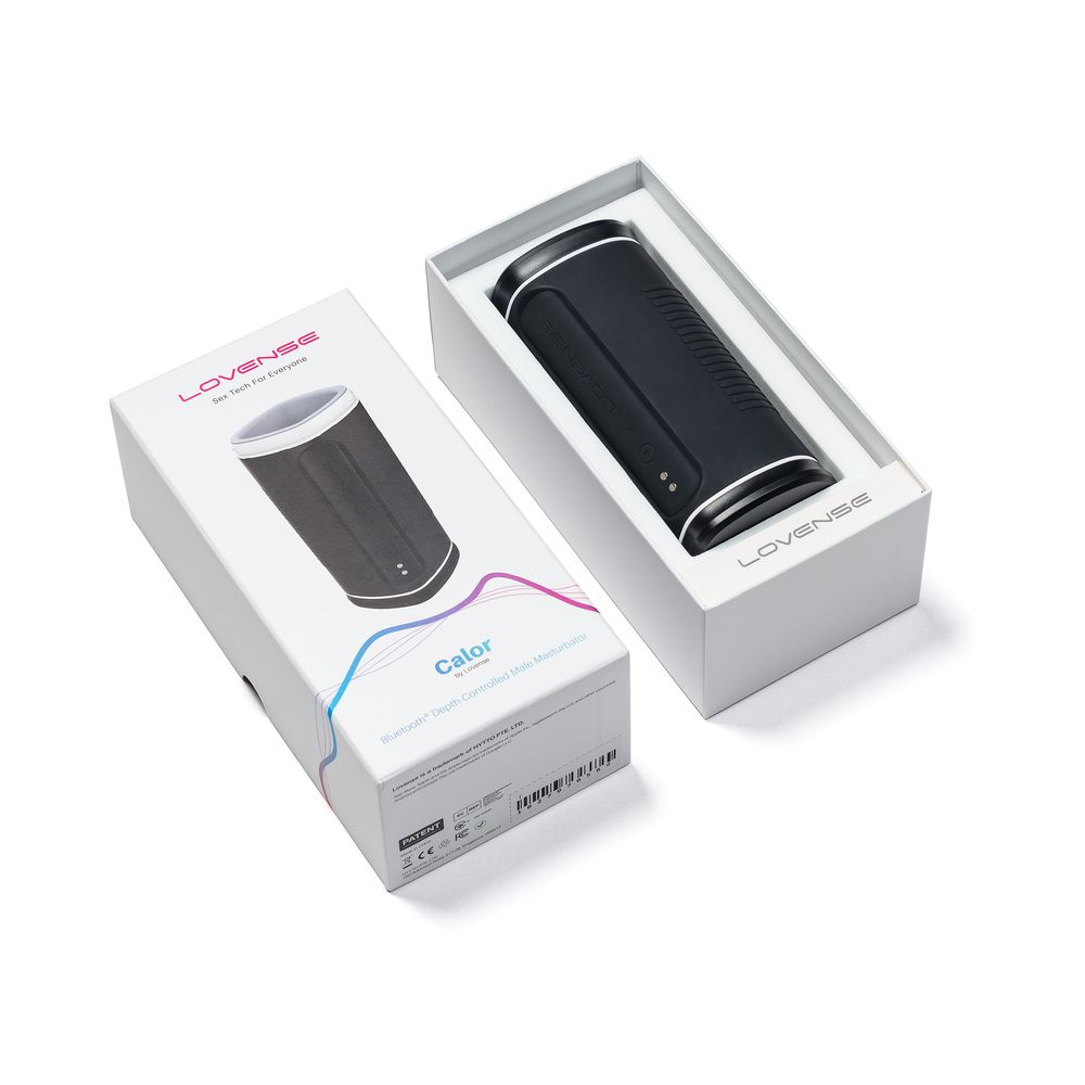 Lovense Calor Bluetooth Depth-Controlled Vibrating and Heating Masturbator