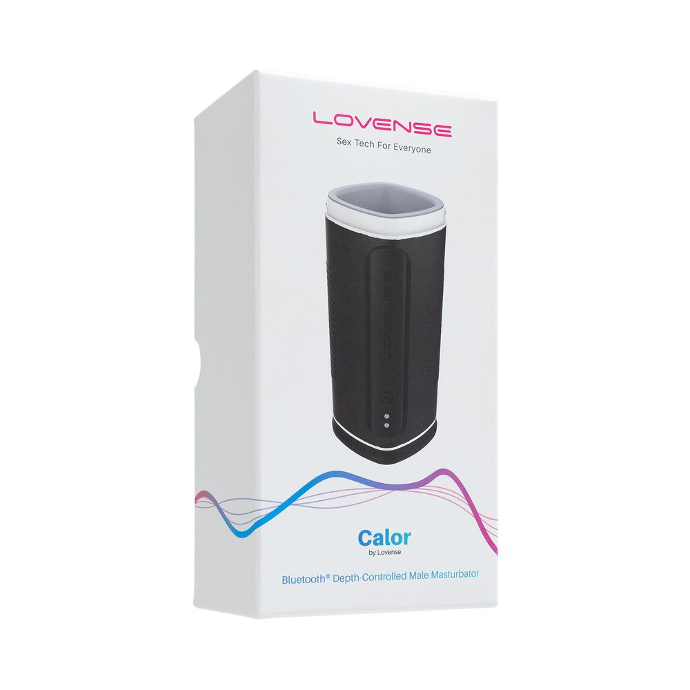 Lovense Calor Bluetooth Depth-Controlled Vibrating and Heating Masturbator