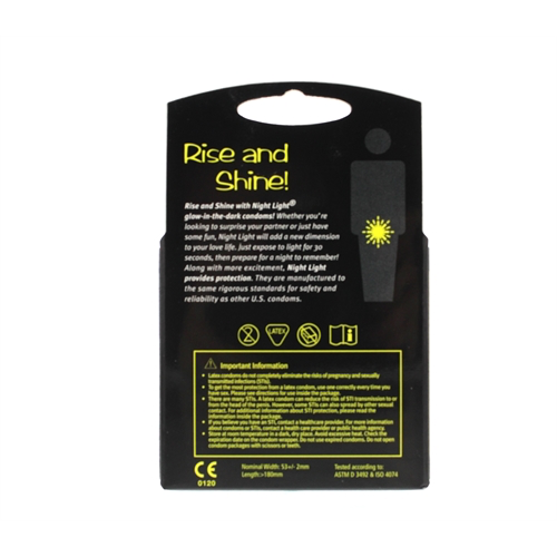 Night Light - 3 Pack Condoms
