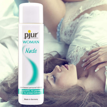 Pjur Woman Nude Lubricant - Water-Based | Sensitive Skin 3.4 oz