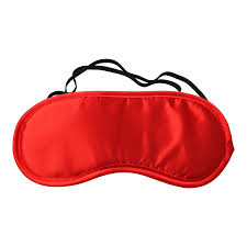 Sex and Mischief Satin Blindfold - Red