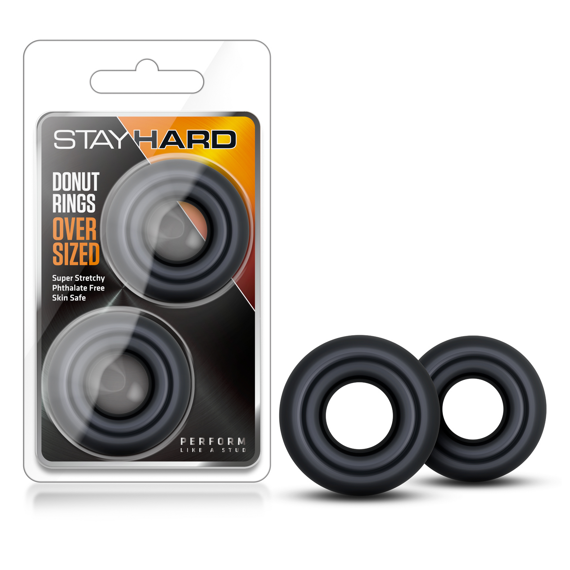 Stay Hard Donut Rings - Over Sized Peachy and Banana Stay Hard Donut Rings - Over Sized Peachy and Banana