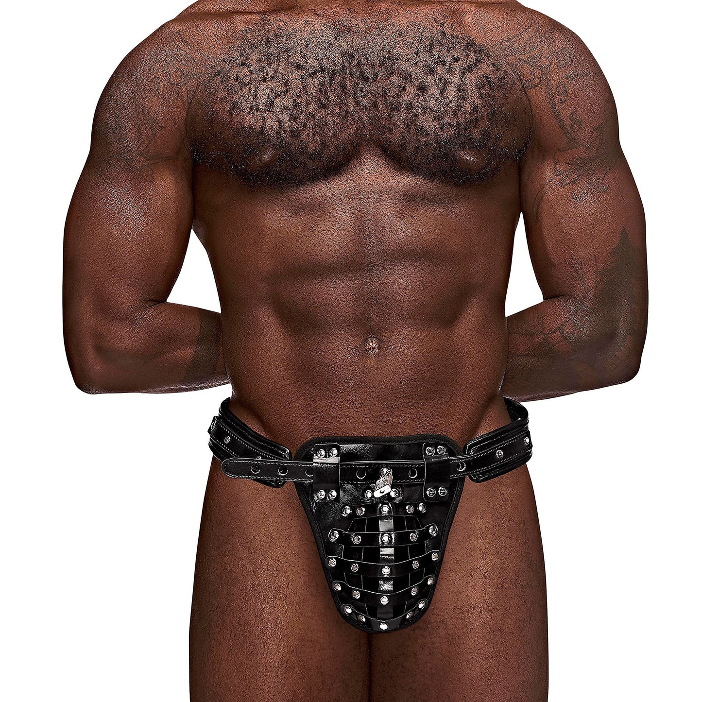Taurus Leather Thong - One Size - Black