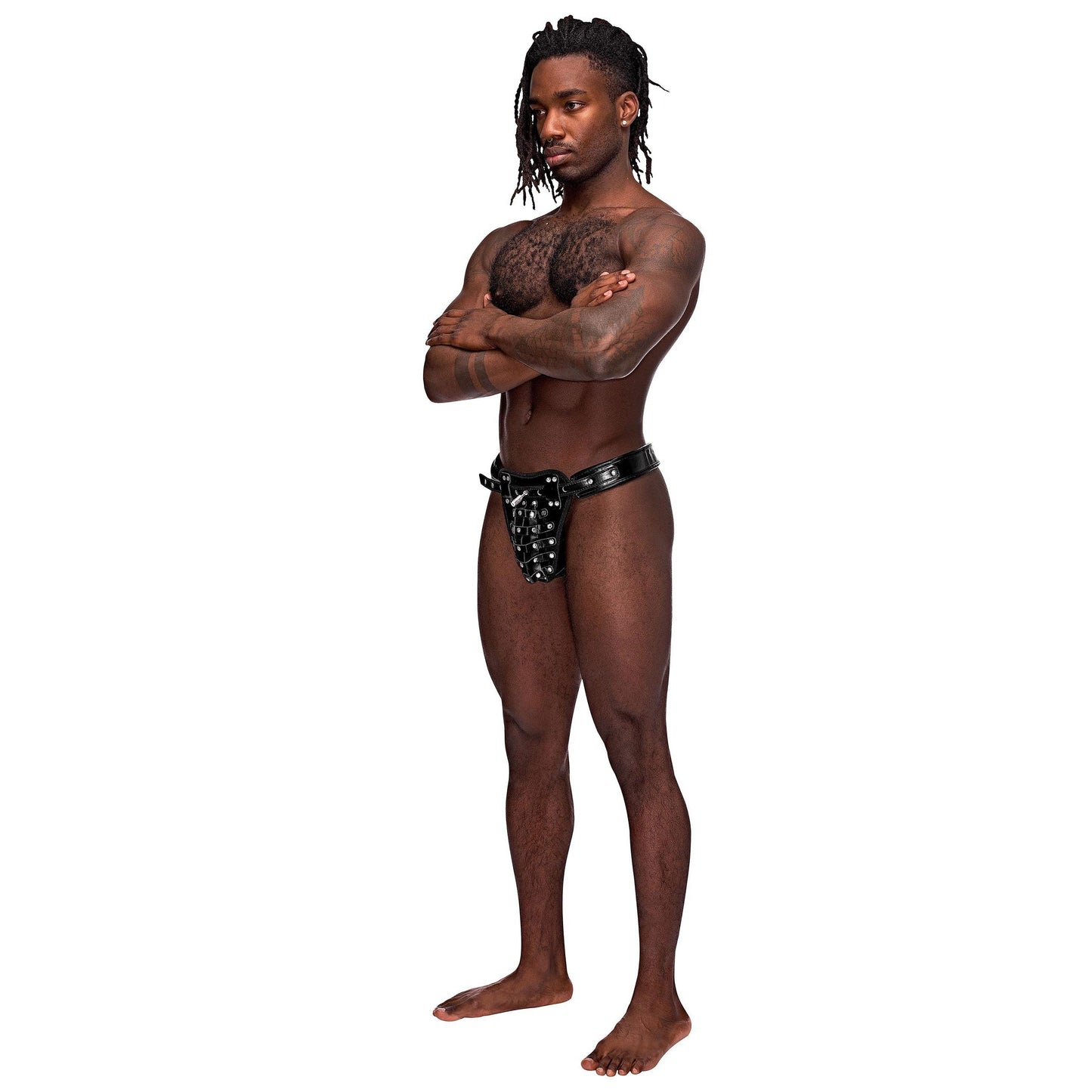 Taurus Leather Thong - One Size - Black