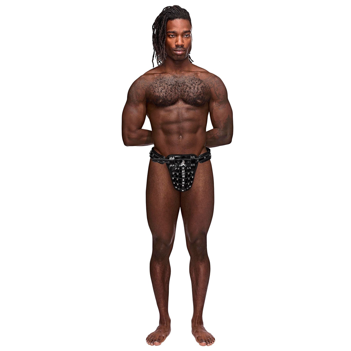 Taurus Leather Thong - One Size - Black
