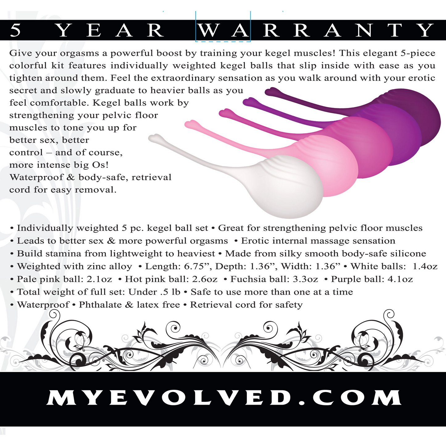 Tight and Delight - 5 Kegels Set
