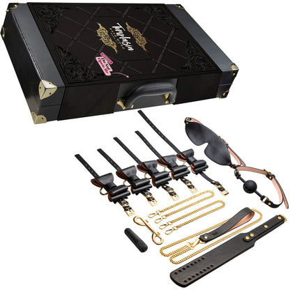 Whole Suitcase! Temptasia Safe Word Bondage Kit with Suitcase Black