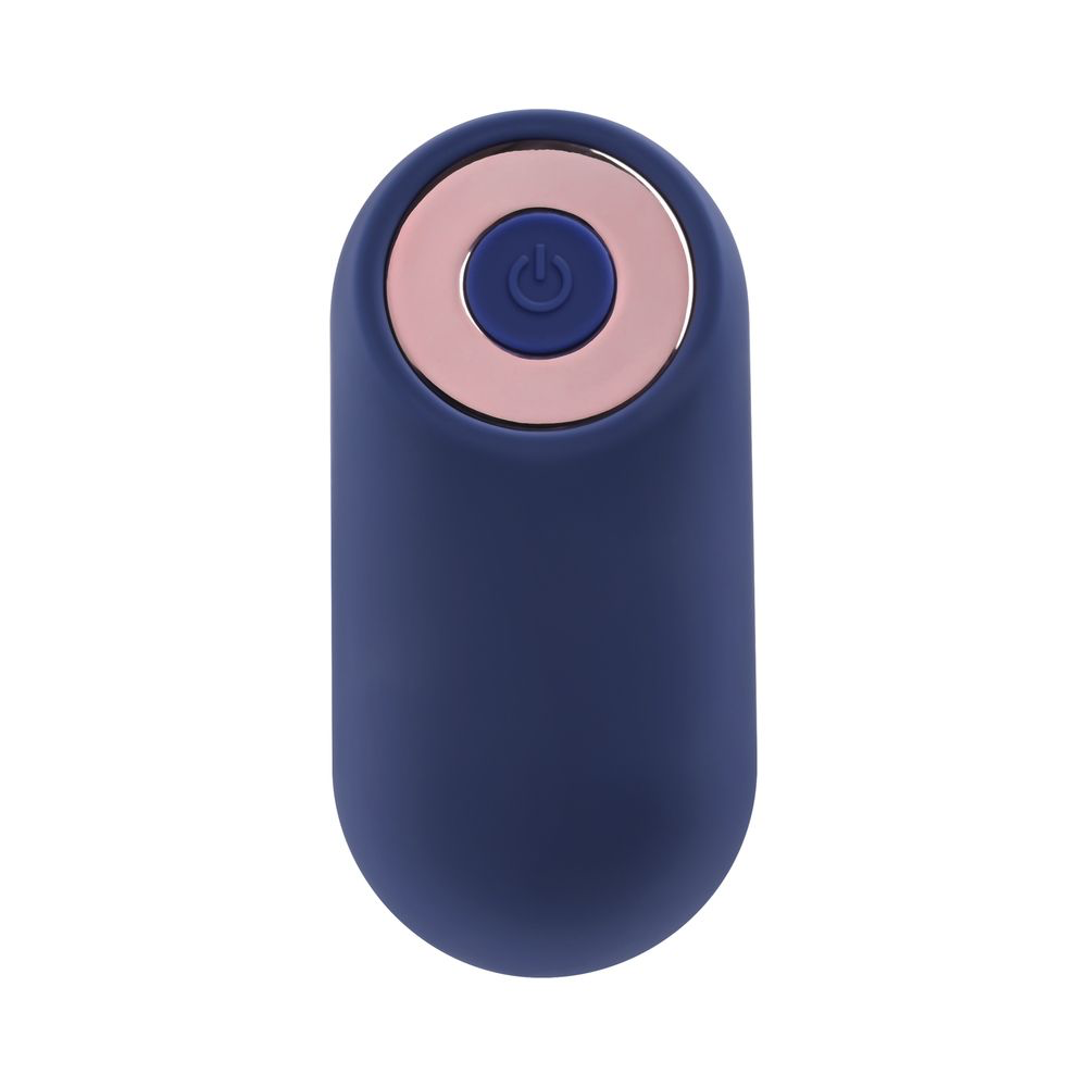 Zero Tolerance Extra Mile Rechargeable Remote-Controlled Silicone Vibrating Prostate Massager with C-Ring Blue
